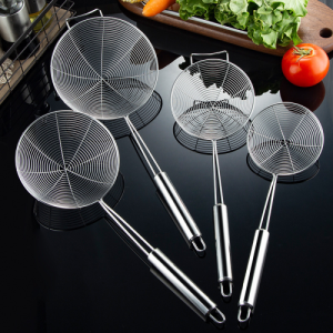 trade point factory direct sales md-s056 strainer large deep frying spoon strain