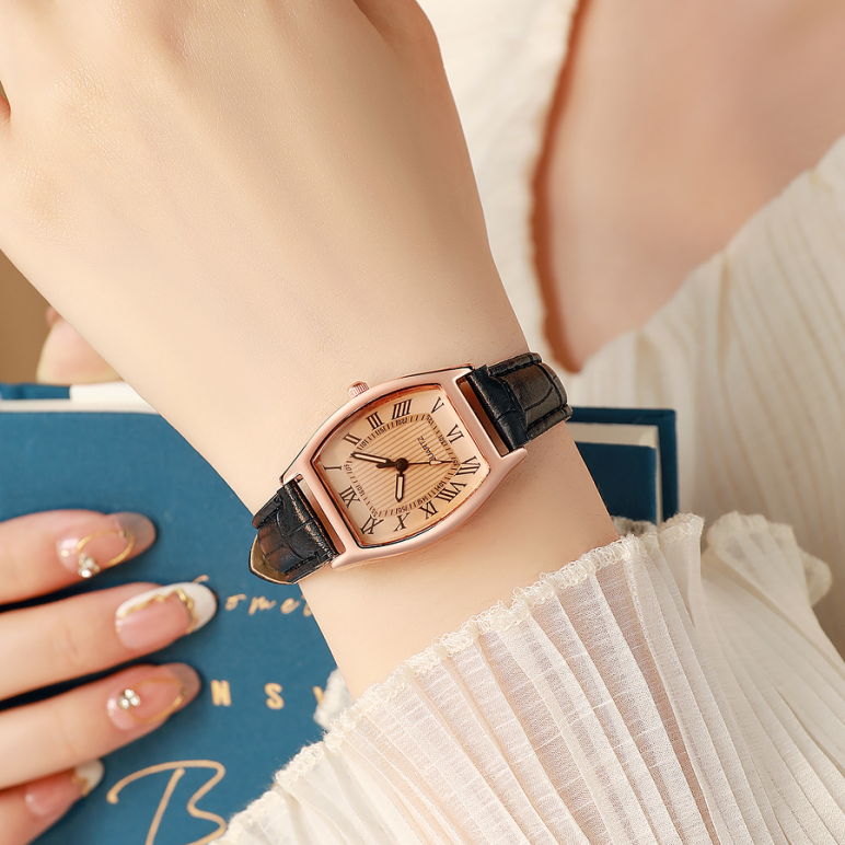 MD-A10175 vintage watch female wholesale burst cross-border live wine barrel ty