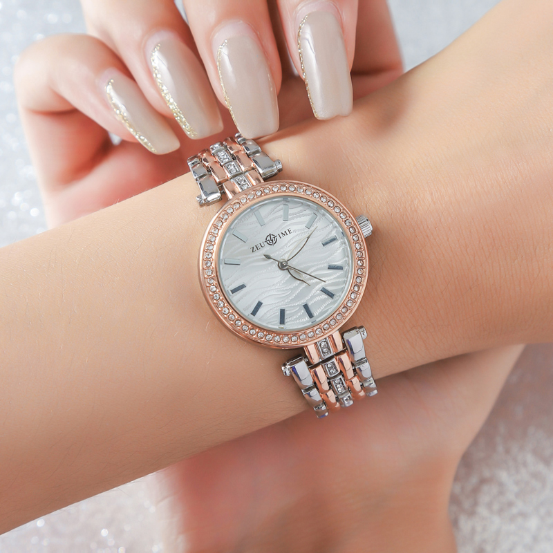 MD-S01852 Women’s fashion personality every day simple style gold diamond diamon