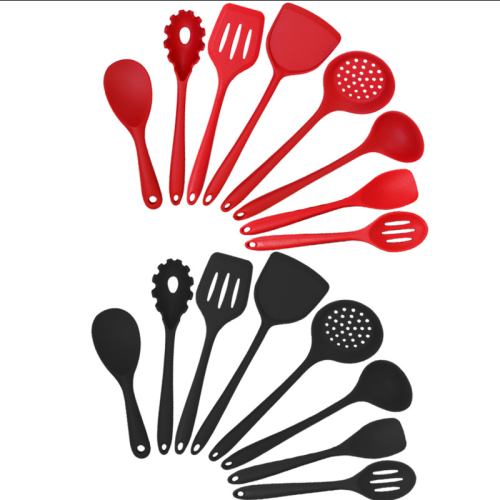 trade point factory direct sales md-c028 silicone spatula soup spoon 8-piece non