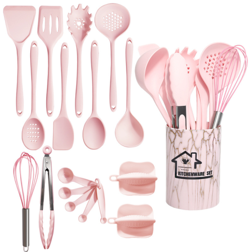 trade point factory direct sales md-c043 silicone spatula soup spoon 22-piece no