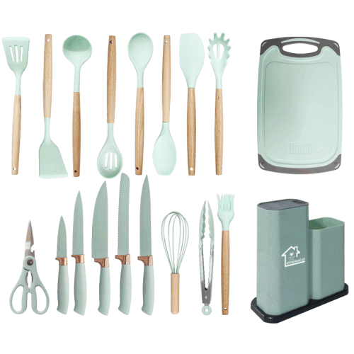 trade point factory direct sales md-c041 silicone spatula soup spoon kitchenware
